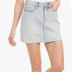 Brand New With Tags. Current/Elliott Women's Five-Pocket Mini Skirt; Size: 28 Color: Southerly (Light Wash) 100% Cotton Raw Frayed Hem Approx Measurements Waist 15.75; Length 15.50 0018 Spring Day Out Skort With Pockets, Chic Light Wash Denim Skirt With Pockets, Chic Mid-rise Skirt With Pockets, Chic Mid-rise Skort With Pockets, Trendy Skirt With Pockets For Day Out, Light Wash Cotton Mini Skirt With Pockets, Spring Light Wash Mini Skirt With Pockets, High Waist Light Wash Mini Skirt With Pockets, Denim Skirt With Pockets Short Length