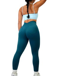 Wrap yourself in the latest fashion trend with these Low Back Pocket Leggings. They offer maximum comfort with a stylish subtle scrunched v back design and pockets. All of our leggings are made out of high quality nylon and spandex. Expect VERY comfortable, soft, and breathable fabric on your skin. Unlike cheap polyester leggings, these leggings do not slide down as you move and instead forms your figure all day. From shopping, working, going to classes and working out--our leggings are made with you in mind. Comes in sizes S-XL and 4 different colors.

Use my promo code "saniii" for 10% off your order or my link: https://fitnessfashioness.com/?ref=saniii for 10% off your order and don't forget to share with a friend!! Solid Leggings With Pockets And 4-way Stretch, Stretch Versatile Leggings With Side Pockets, Versatile Fitted Yoga Pants With Side Pockets, Comfort Stretch Leggings With Pockets, Comfort Stretch Elastane Leggings With Pockets, Versatile Stretch Leggings With Pockets, High Waist Solid Leggings With Side Pockets, Fitted Bottoms With Side Pockets For Pilates, Fitted Leggings With Pockets For Pilates