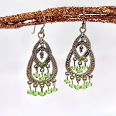 New & Handcrafted In Hesston, Ks Beautiful Color Of Pale Green Crystals That Glitter And Sparkle! 100% Swarovski Crystals Intricate Silver Chandelier Earrings That Intertwine For A Beautiful Effect Check Out All My Jewelry! Bundle Items For A Discount Will Come In Gift Box Silver Chandelier Earrings With Dangling Beads For Party, Sterling Silver Dangle Chandelier Earrings For Festive Occasions, Silver Chandelier Earrings With Dangling Beads For Festive Occasions, Silver Beaded Chandelier Earrings For Festive Occasions, Festive Silver Beaded Earrings With Dangling Beads, Silver Dangle Crystal Earrings For Festive Occasions, Green Chandelier Pierced Earrings For Party, Silver Teardrop Earrings With Dangling Beads For Gift, Green Chandelier Earrings For Party