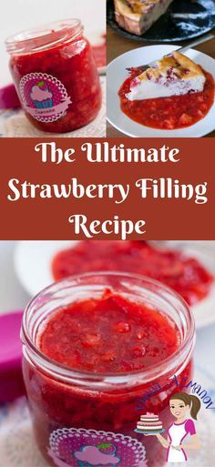 the ultimate strawberry filling recipe in a jar