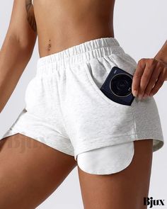 Bjux - Pantalones cortos deportivos con bolsillos de primera calidad y un diseño práctico y elegante Athleisure Shorts, Sports Shorts Women, Sports Shorts, Active Shorts, Sportswear Women, Yoga Women, Shorts With Pockets, Sport Shorts, Olivia Mark