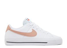 Wmns Court Legacy Next Nature 'White Rose Whisper' - Nike - DH3161 103 - white/team orange/black/rose whisper | Flight Club Team Orange, Nike Air Pegasus, Nike Air Jordan 1 Low, Air Jordan 13 Retro, Flight Club, Jordan 11 Retro Low, Jordan 13 Retro, Mens Shoes Casual Sneakers, Jordan 11 Retro