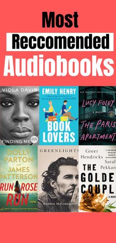 the most recommended audiobooks for any kind of book lover, and they're all in one place