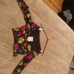 Nwt Zara Flowered Crop Top/Long Sleeve/Small. Can Not Return! Trendy Stretch Crop Top With Floral Print, Floral Print Crop Top For Party, Fitted Floral Print Crop Top For Day Out, Multicolor Floral Print Crop Top, Yellow Floral Print Party Blouse, Party Yellow Blouse With Floral Print, Vacation Crop Top With Floral Print And Stretch Fit, Floral Print Stretch Crop Top For Vacation, Stretch Floral Print Crop Top For Vacation