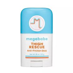 Megababe Thigh Rescue Lotion Anti-chafe Stick - Trial Size - Pomegranate/citrus Scent - 0.81oz : Target Thigh Chafing, Lime Oil, Anti Chafing, Gift Card Number, Orange Oil, Citrus Scent, Even Skin Tone, Ulta Beauty, Egift Card