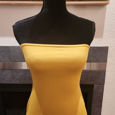 Mustard Yellow, Stretchy, New; Never Worn. Reposhing This Item I Purchased From @Tiara_yvonne. Loved It, But Ready To Rotate For Something New. Questions? Leave A Comment Below! Fitted Yellow Bandeau Dress, Yellow Fitted Sleeveless Tube Top, Fitted Yellow Sleeveless Tube Top, Yellow Stretch Strapless Top, Yellow Strapless Stretch Top, Yellow Fitted Strapless Tube Top, Yellow Sleeveless Tube Top For Party, Yellow Bandeau Tube Top For Party, Yellow Fitted Bandeau Top