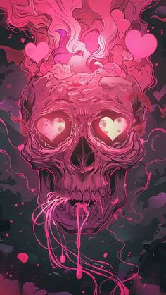 Skull Background Wallpapers, Black Light Painting Ideas, Backgrounds Iphone Dark, Tiktok Wallpaper Aesthetic, Dark Skull Art, Skulls Background, Space Skeleton, Aesthetic Skull, Colorful Skull Art