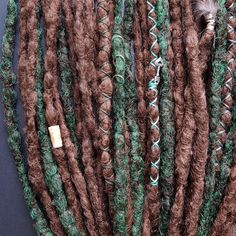 Green Dreads, Awesome Hair, Costume Designer, A Hook, Cool Hairstyles, Dreadlocks, Forest, Texture, Hair Styles