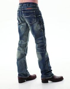 Casey| Hunting for TUFF denim? Sanding, fading and whiskering. Light colored barbed wire on rear pockets and barb bleach detail on sides of legs. Cotton. MSRP $88.99 #MCASEY  Also, available in boys. MSRP $49.99 #BJCASE Rock Jeans, Fashion Edgy, Mens Fashion Edgy, Estilo Country, Mens Fashion Smart, Mens Fashion Rugged, Best Mens Fashion, Country Side