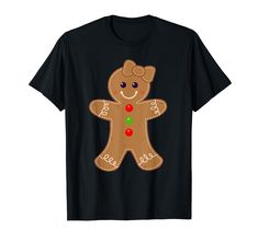 a black t - shirt with a ginger on it