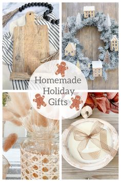 homemade holiday gifts for the home