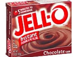 jell - o instant chocolate candy bar