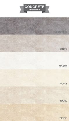 the color scheme for carpet samples in different colors and sizes, including gray, beige, grey