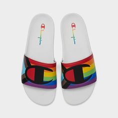 Champion Quantity: You Will Receive One Pair Of Champion Men’s Ipo Pride Sandal In Support Of The Lgbtq+ Community In Size 10 In White. Condition: This Item Is Brand New With Box Condition. Please Review Photos Before Purchase And If You Have Any Questions Feel Free To Message. Thank You For Your Interest. If You Have The Time Check Out My Other Listings. I Will Combine Shipping And In Some Cases Create Custom Listings When Requested. Multicolor Flat Synthetic Slippers, Sporty Multicolor Synthetic Sandals, White Slide Sneakers For Summer, Multicolor Synthetic Slip-on Flip Flops, Multicolor Cushioned Slides, Multicolor Synthetic Round Toe Slides, Multicolor Cushioned Slip-on Slides, Multicolor Slides With Cushioned Footbed, Multicolor Cushioned Slide Sandals