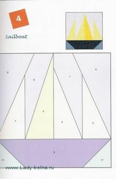 a book with an image of a yellow triangle