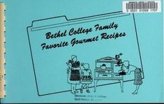 the back cover of a recipe book for college family favorite gourmet recipes