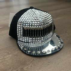 Black And Silver Hat New Silver Hat, Dance World, Black And Silver, Black Silver, Fast Delivery, Women Accessories, Hats, Silver, Women Shopping