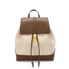 Free U.S. shipping. Style: Commuting , color:Beige, suite for season：Spring, Summer, Autumn, Winter ，Anniversary, Going out, Hanging out, School, Travel, Material Genuine Leather, Women's Beige and Brown Leather Flap Backpacks Small Leather Backpack, Trendy Backpacks, Flap Backpack, Leather Backpack Purse, Purse Backpack, Women Leather Backpack, Travel Handbags, School Bags For Girls, Student Bag