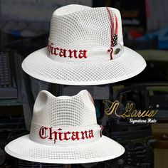 Handmade with the highest quality materials of 100% cotton string Non- Crushable Style: Classic Viejo Fedora Color: White Hat Band: White Feathers: Matching to hat color scheme Brand: Garcia Signature Hats All sales are final  WWW.GARCIASIGNATUREHATS.COM Social Media  Facebook @garciasignaturehats Instagram @garciasignaturehats White Fitted Hat Bands For The Beach, White Fitted Hat Band For Beach, White Fitted Toquilla Straw Sun Hat, Fitted White Toquilla Straw Sun Hat, Adjustable White Toquilla Straw Fedora, Adjustable White Toquilla Straw Hat, White Adjustable Hat With Curved Brim, Adjustable White Toquilla Straw Sun Hat, White Adjustable Toquilla Straw Sun Hat