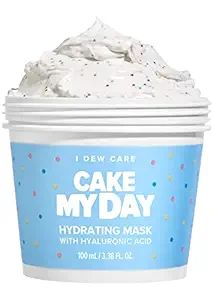 I DEW CARE Wash-Off Face Mask - Cake My Day | Hydrating, Refreshing for Dry Skin with Hyaluronic Acid, Korean Face Mask Skin Care for Face, 3.38 Oz Cake My Day, I Dew Care, Face Mask Brush, Korean Face Mask, Colorful Ice Cream, Skin Care Face Mask, A Birthday Cake, Rainbow Sprinkles, Hydrating Mask