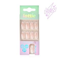 Achieve Salon-Quality Nails at Home with Lottie Londons Best-Selling Press-On Nails Skip the salon and achieve a professional-quality manicure at home in minutes with Lottie Londons best-selling press-on nails. This nail kit provides everything you need for a mess-free, quick, and easy application. The false nails come in an elegant almond shape, a subtle pink color and pink heart shape design. With a gel finish, Lottie London's Press ons offer a chic and long-lasting look. How to Use: Simply ap Cutest Nails, Nails Sets, Lottie London, Nail Sets, Almond Shape, Press Ons, Clean Nails, Manicure At Home, Nails At Home