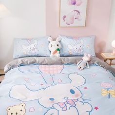 Fashion Cinnamoroll Bedding Set PN2843 ●Size:(tip:1cm=0.39inch) ●Note :The bedding set has one duvet cover with no filling,one bed sheet and pillowcase. ●Tip:You can choose the size of the bedding set according to the size of the quilt. (Please allow 1-3cm differs due to manual measurement.As different computers display colors differently,the color of the actual may vary slightly from the above images.Thanks for your understanding.) 120cm *200 cm bed (4 foot):Quiltcover 150cm*200cm，Bed sheet 180cm*230cm，Pillowcover 48cm*74cm*1 150cm*200cm Bed (5 foot)：Quiltcover 200cm*230cm，Bed sheet 245cm*250cm，Pillowcover 48cm*74cm*2 180cm*200cm Bed (6 foot)：Quiltcover 200cm*230cm，Bed sheet 245cm*250cm，Pillowcover 48cm*74cm*2 ●Material :cotton. ●About Shipping: We attach great importance to the orders of Cinnamoroll Bedding, Cotton Bedding Sets, One Bed, Cinnamon Roll, Cotton Bedding, Bed Sheet, Bedding Sets, Bedding Set, Bed Sheets