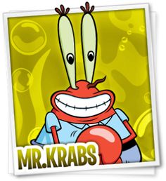 an image of mr krabs with the words mr krabs on it