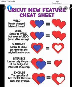 the instructions for how to create heart shapes in adobe and photoshopped with text