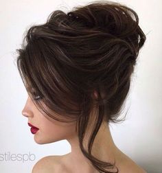 Tres Chic | The updated French twist wedding updo for modern romantics Wedding Updo, Wedding Hairstyles For Long Hair, Gorgeous Hair, Trendy Hairstyles