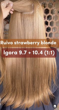 Strawberry Blonde Formula Igora, Strawberry Blond Formulas, Rose Gold Strawberry Blonde Hair, Strawberry Blonde Hair Color Formula, Natural Ginger Hair Color, Blonde Strawberry Hair, Strawberry Blonde Hair Formula, Strawberry Blonde Formula, Apricot Hair Color