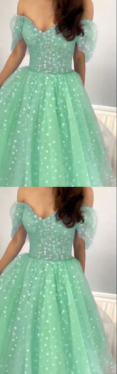 mint green heart dress Mint Green Engagement Dress, Mint Green Dress Short, Mint Tulle Dress, Wedding Guest Semi Formal, Mint Green Dress Teen, Mint Green Glitter Dress, Dresses For Photoshoot, Best Homecoming Dresses, Green Gowns