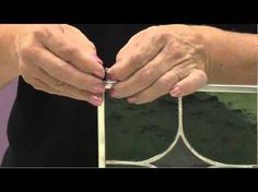 Stained Glass Supplies: How to Attach Rings to a Stained Glass Panel - YouTube Stained Glass Horse, Delphi Glass, Hanging Stained Glass