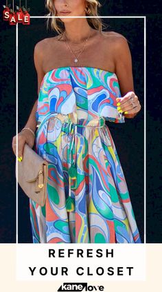 Like Fine Art Printed Strapless Elastic Waist Maxi Dress Multicolor Bandeau Dress For Vacation, Bohemian Strapless Dress For Beach Season, Bohemian Tube Top For Spring Vacation, Multicolor Bandeau Summer Dress, Blue Bandeau Maxi Dress For Summer, Multicolor Strapless Dress For Beach, Bohemian Strapless Sleeveless Dress For Summer, Chic Multicolor Bandeau Dress, Chic Bandeau Multicolor Dresses