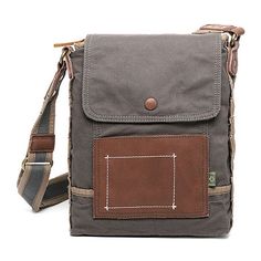 Stow all your belongings in style with our Toya Canvas crossbody messenger bag, known for its artistically designed stitching and distressed styling. Great for quick trips, hiking, daily commutes, and casual outings. External slip pockets provide quick access to your most frequently used items. The flap adds an extra layer of protection from harsh environments and theft. Crafted with 100% cotton canvas makes the bags remarkably durable, while the 100% genuine leather accents add a touch of vinta Wedding Handbag, Canvas Crossbody Bag, Leather Accents, Crossbody Messenger Bag, Daily Essentials, Messenger Bags, Online Bags, Flap Pocket, Handbag Accessories