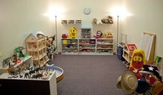 open but full play therapy room Counselling Room, Therapy Rooms