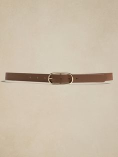 Versatile and stylish, perfect for pairing with trousers or denim. Made exclusively for Banana Republic Factory. #533322 Banana Republic Factory, Buckle Belt, Belt Buckles, Banana Republic, Buckle, Trousers, Leather