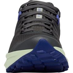 men's black and blue athletic shoe