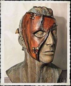 This fully handmade mask is made of 6-7 oz veg tanned hand textured leather dyed in brit tan and dark brown and treated with a leather satin acrylic finisher. If you have any question about this creation, if you want it another color, just ask for it... Please take a look at my other items and be sure to add me to your favorites list as I often add new creations in my shop ! Handmade Mask, Perspective Drawing Architecture, Half Mask, Shoulder Armor, Leather Mask, Leather Dye, Hand Tooled Leather, Tooled Leather, Leather Tooling