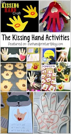 the kissing hand activities for kids