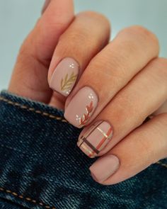 Fall Nail Design, Boho Nails, Nail Quotes, Short Gel Nails, Nude Nail Designs