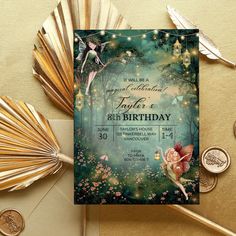 a fairy themed birthday party with coins and cards