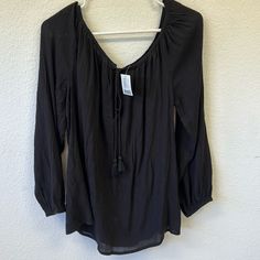 Nwt Long Sleeve Black Shirt From Urban Outfitters Long Sleeve Black Shirt, Black Long Sleeve Shirt, Urban Outfitters Tops, Black Shirt, Urban Outfitters, Womens Tops, Long Sleeve, Women Shopping, Black