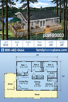 two story house plans with porches and an open floor plan for the first level