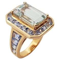 Aquamarine 7.03 carats with Blue Sapphire 4.57 carats Ring set in 18 Karat Rose Gold Settings Width: 1.6 cm Length 2.1 cm Ring Size: 54 Total Weight: 14.73 grams Aquamarine Width: 1.0 cm Length 1.5 cm "We first opened doors in 1980 when it was then situated in the vicinity of the Victory Monument; a small and modest storefront with a couple of counters. From its humble beginnings to where it stands today, our company has proven its abilities as a jeweler. Since the beginning, we have been supply Sapphire Rose Gold Ring, Rose Gold Ring Set, Solitaire Ring Set, Sapphire Solitaire Ring, Ring Bands, 2025 Wedding, Contemporary Jewelry Design, Blue Beauty, Sapphire Solitaire