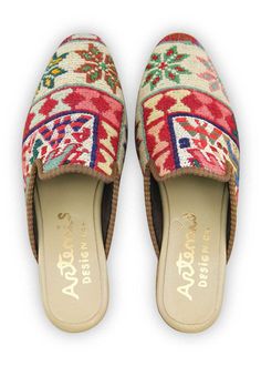 Slip-ons With Branded Insole For Galas, Summer Gala Slip-on Flats, Rubber Sole Slip-ons For Galas, Artemis Design, Turkish Carpets, Casual Nails, Womens Mules, Turkish Carpet, Heeled Mules