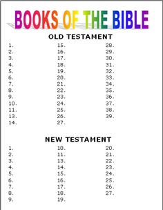 the book of the bible is shown with numbers and times for each page in it