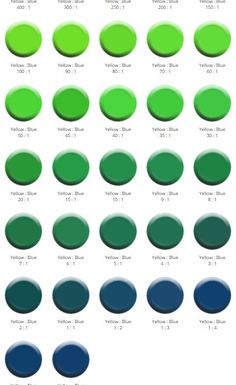 an image of different shades of green and blue