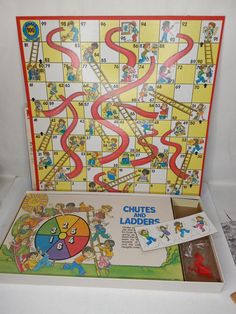 an old board game in its original box