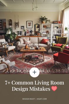 a living room filled with furniture and lots of pillows on top of the couches