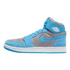 PRICES MAY VARY. 100% Authentic Occasion type : Casual Closure.type : Lace-Up Toe style : Closed Toe Style : Modern Pattern type : Solid Men's Air Jordan 1 Zoom CMFT 2 Cement Grey/University Blue/White Air Jordan 1 Zoom Cmft, Buy Jordans, Cement Gray, Jordan 1 High, University Blue, Jordans For Men, Modern Pattern, New Nike, Air Jordan 1